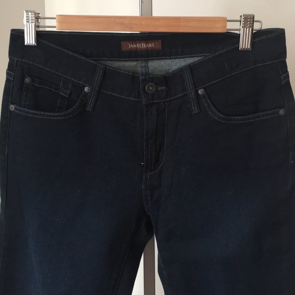 🌸NWT James Jeans comfort rise crop in dark wash